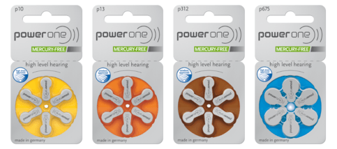 Power One Hearing Aid Batteries